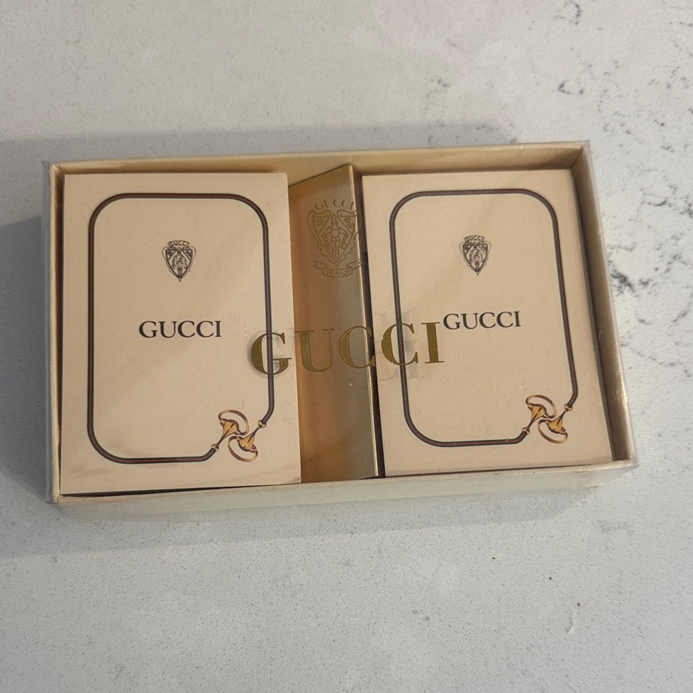 Vintage! Gucci pocket notebook set of 7 with original box